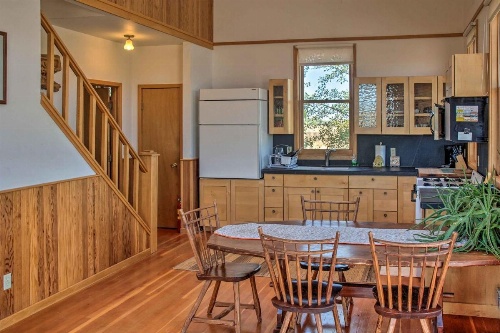 Converted Historic Schoolhouse with Hot Tub and Views! image 6